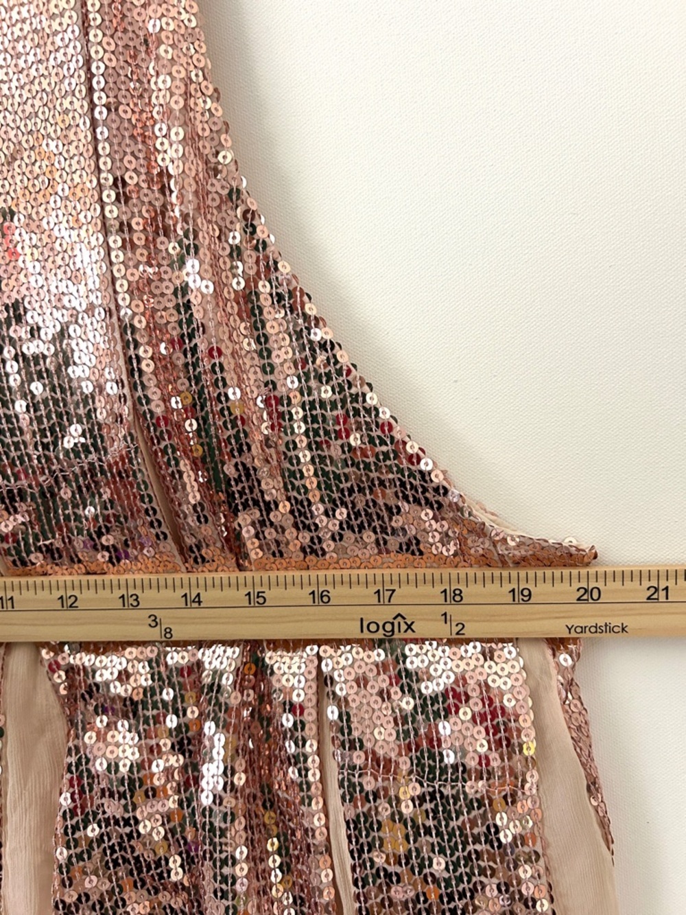 Free People Shimmering Lines Clay Punk Sequin Mini Dress Festival Size Small - Picture 12 of 15